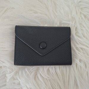 Compact Accordion card case wallet Color 11 card slots  faux leather